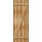 Ekena Millwork Joined Board-n-Batten Shutters w/Z-Bar, Rough Sawn Western Red Cedar, 21 1/2W x 59H, PR RBJ06Z21X059RWR - alternate 3